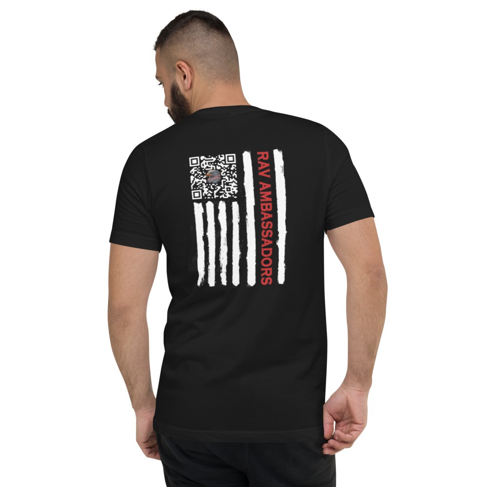 RAV Ambassador FLAG v-neck Unisex Short Sleeve V-Neck T-Shirt