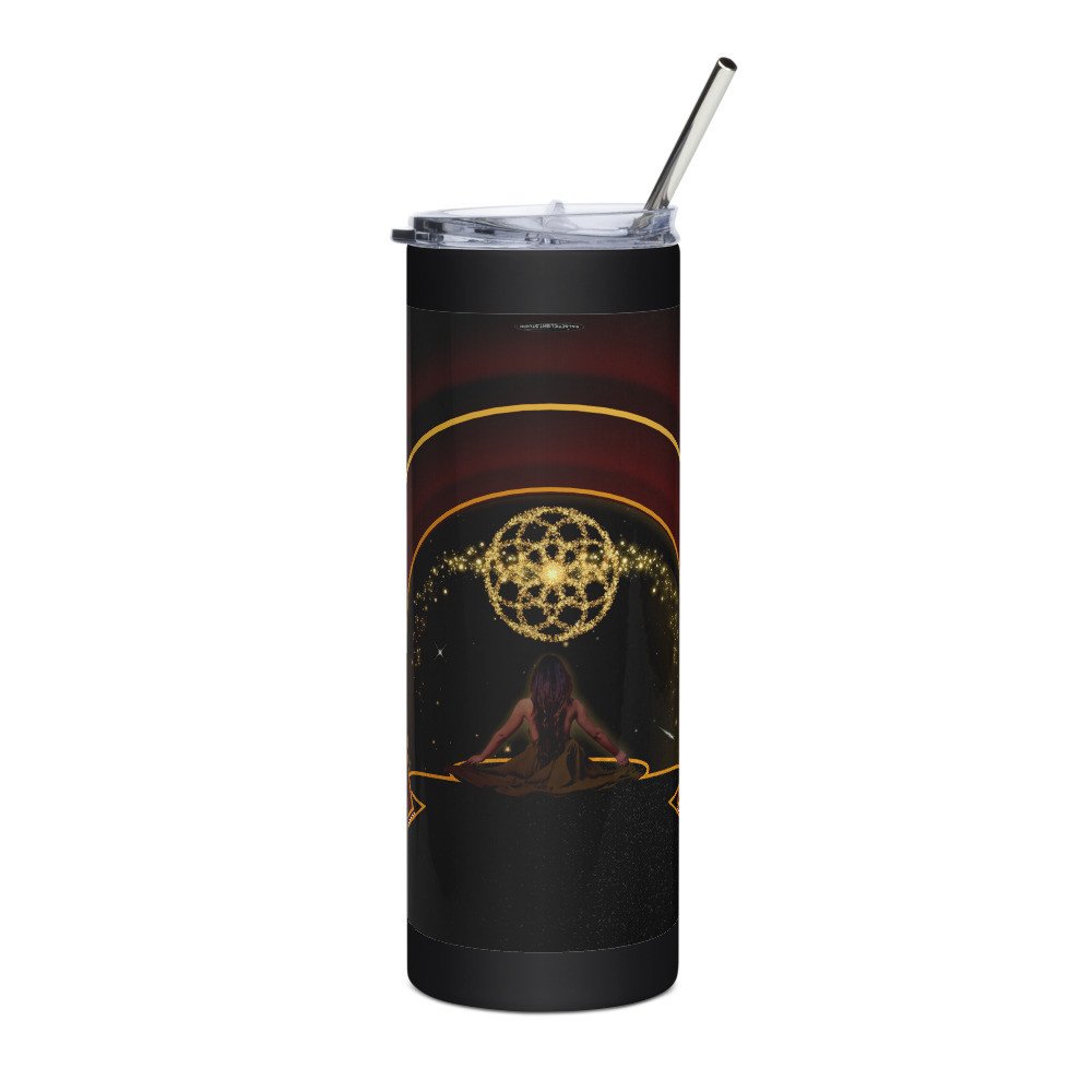 Meditation Yoga Star Seed - Stainless steel tumbler