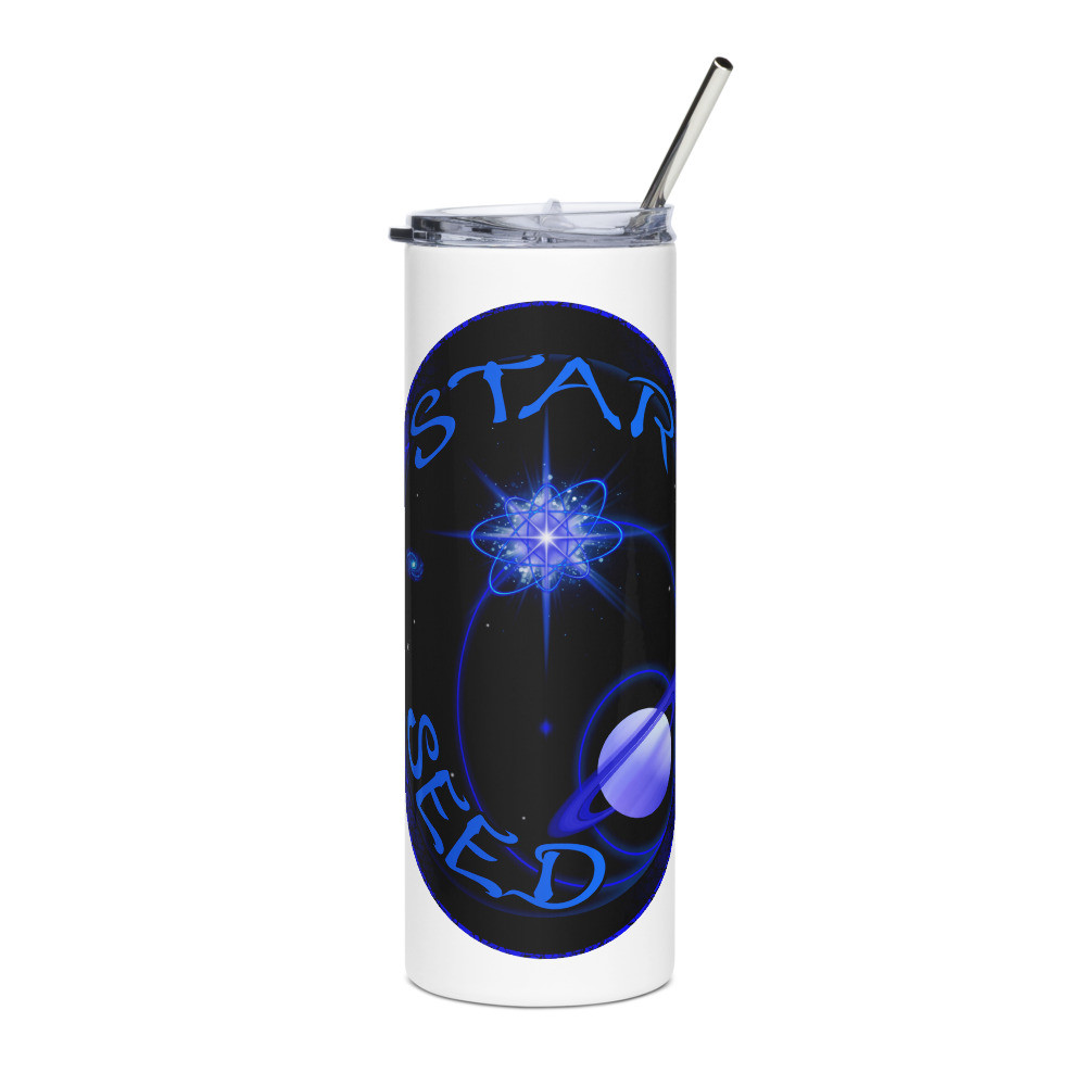 Star Seed White Stainless steel tumbler