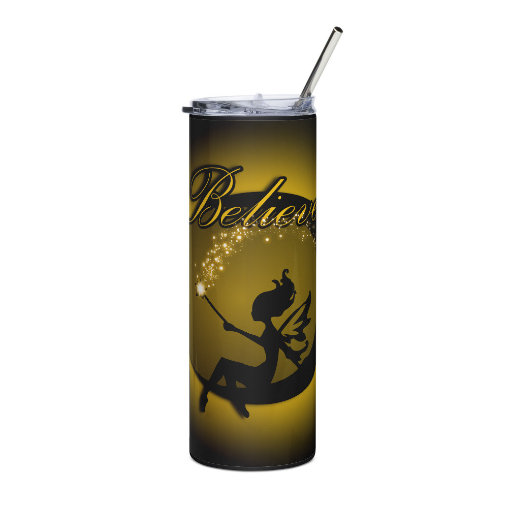 Believe in Fairies Gold - Stainless steel tumbler