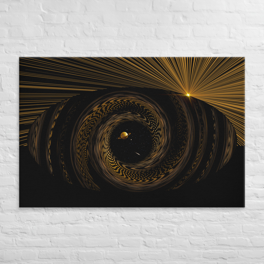 Ring Sci-Fi Design on Canvas
