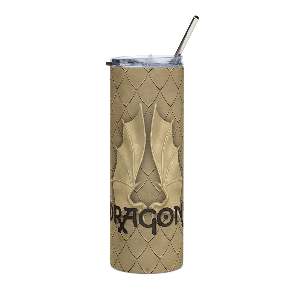 Dragons Golden - Stainless steel tumbler
