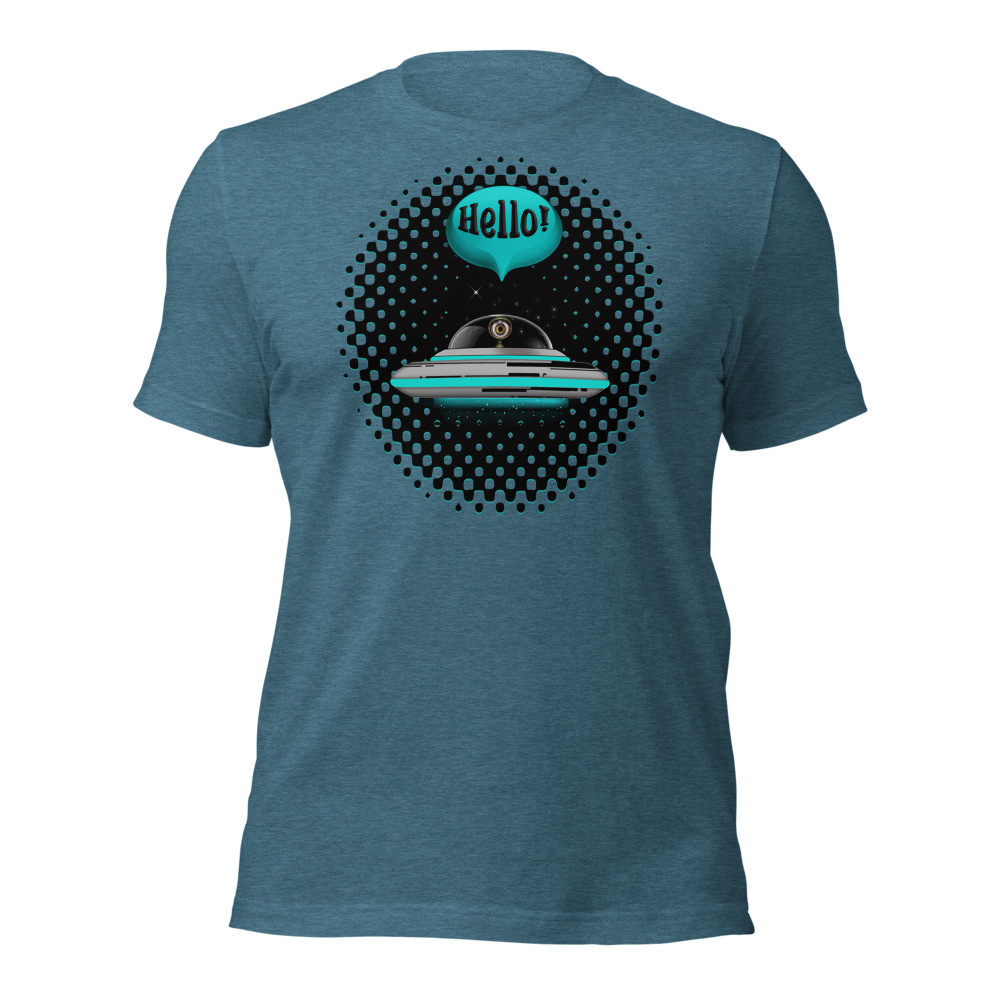 ET saying hello - Unisex t-shirt