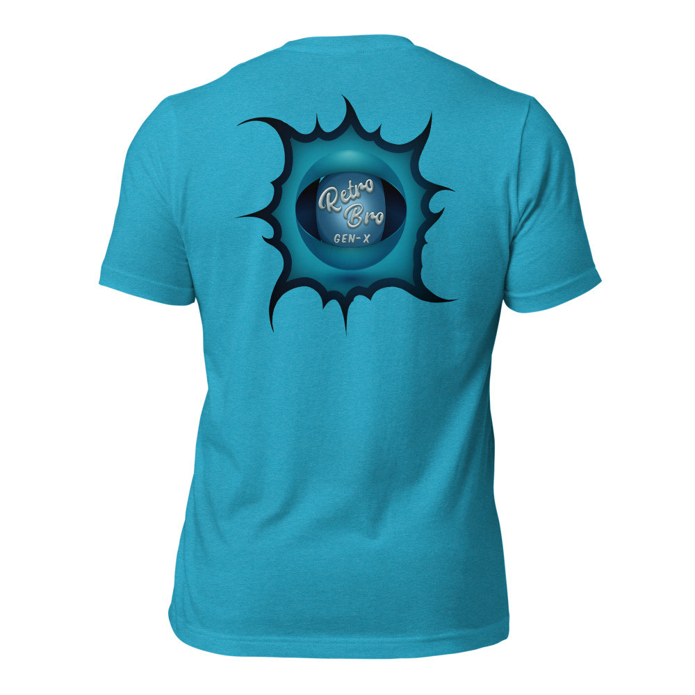 Retro Bro Design ( Back ) - Unisex t-shirt