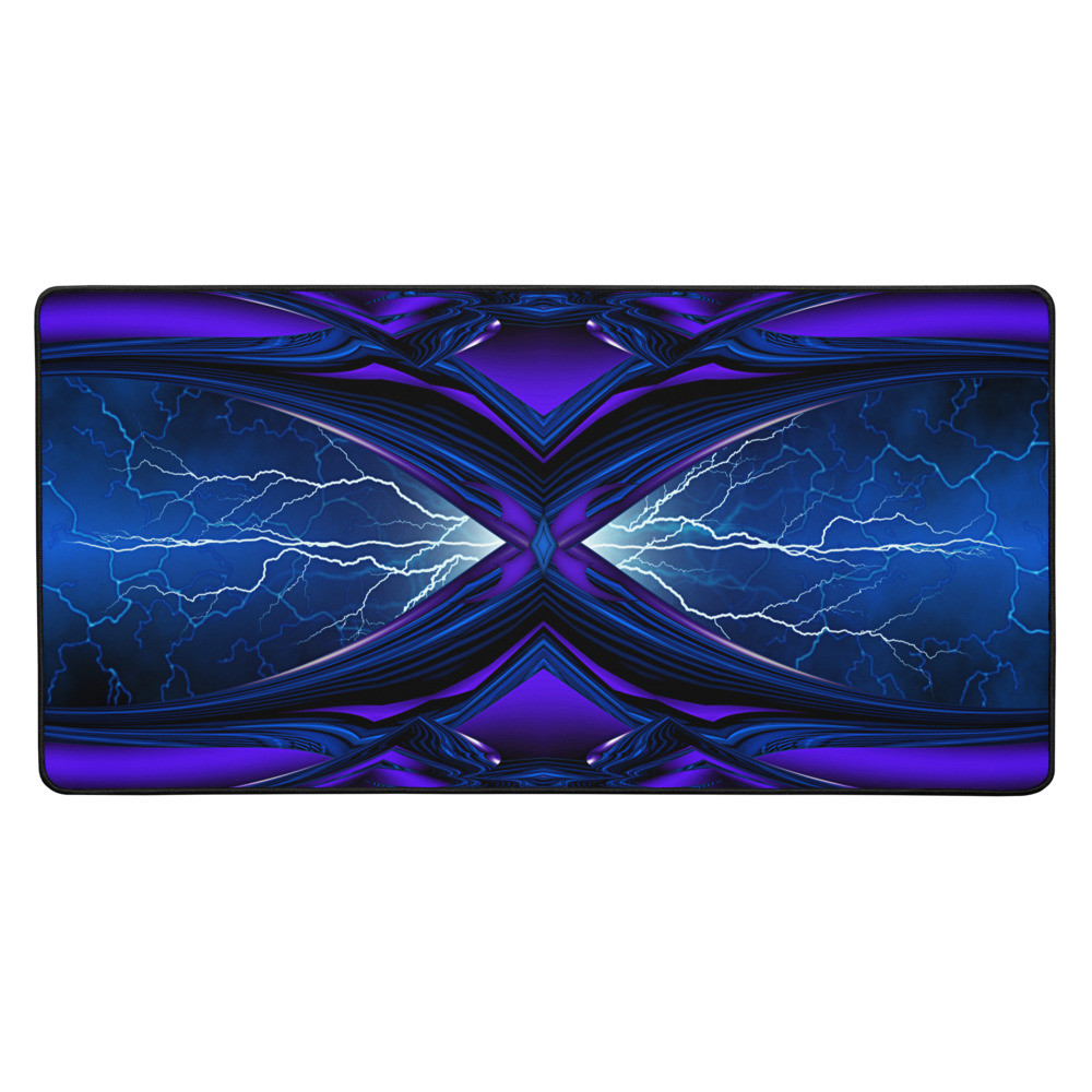 Abstract Plasma Storm - Desk mat