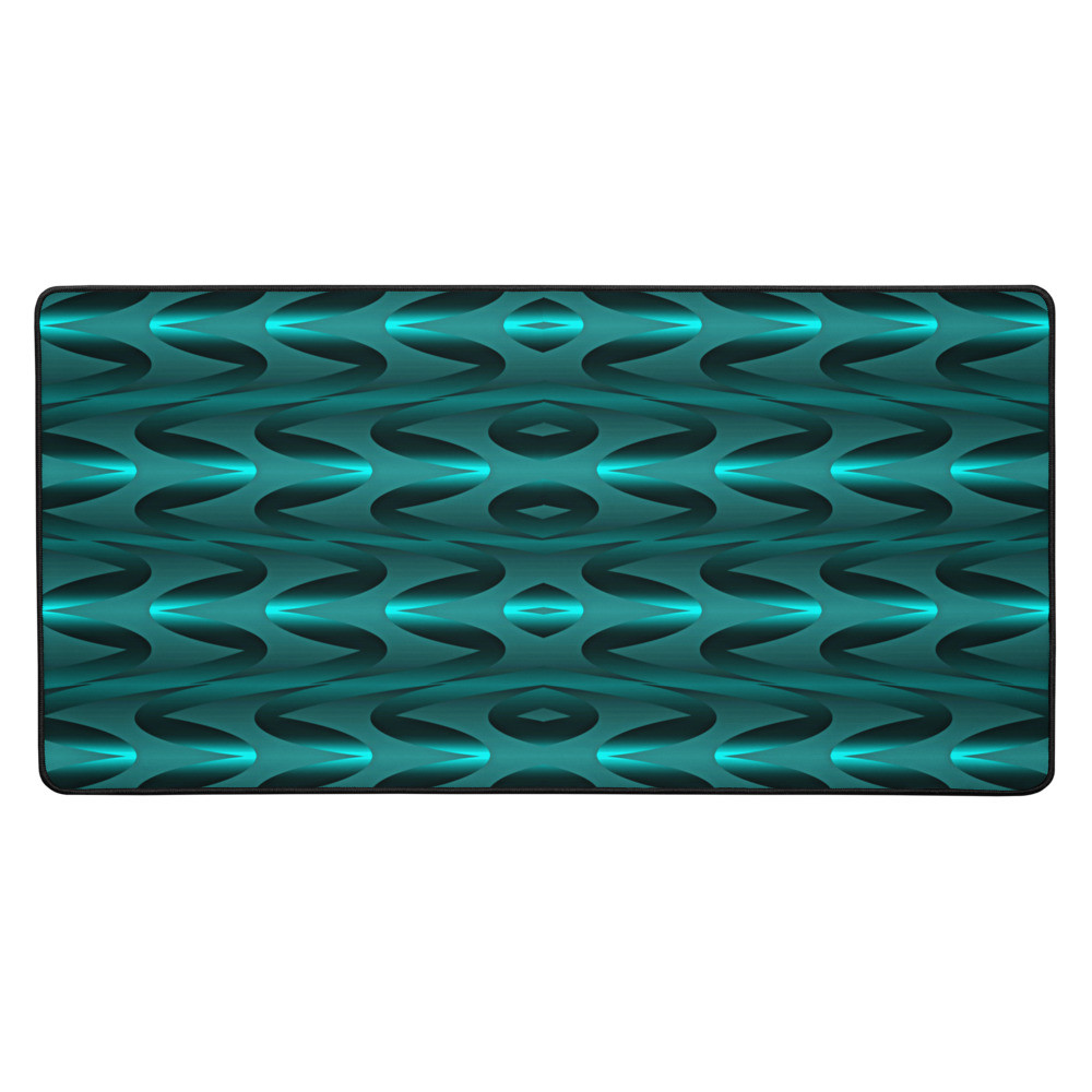 Abstract Turquoise - Desk mat
