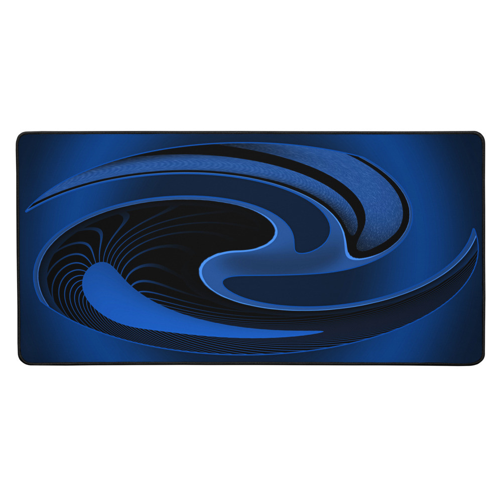 Blue Abstract Twist - Desk mat