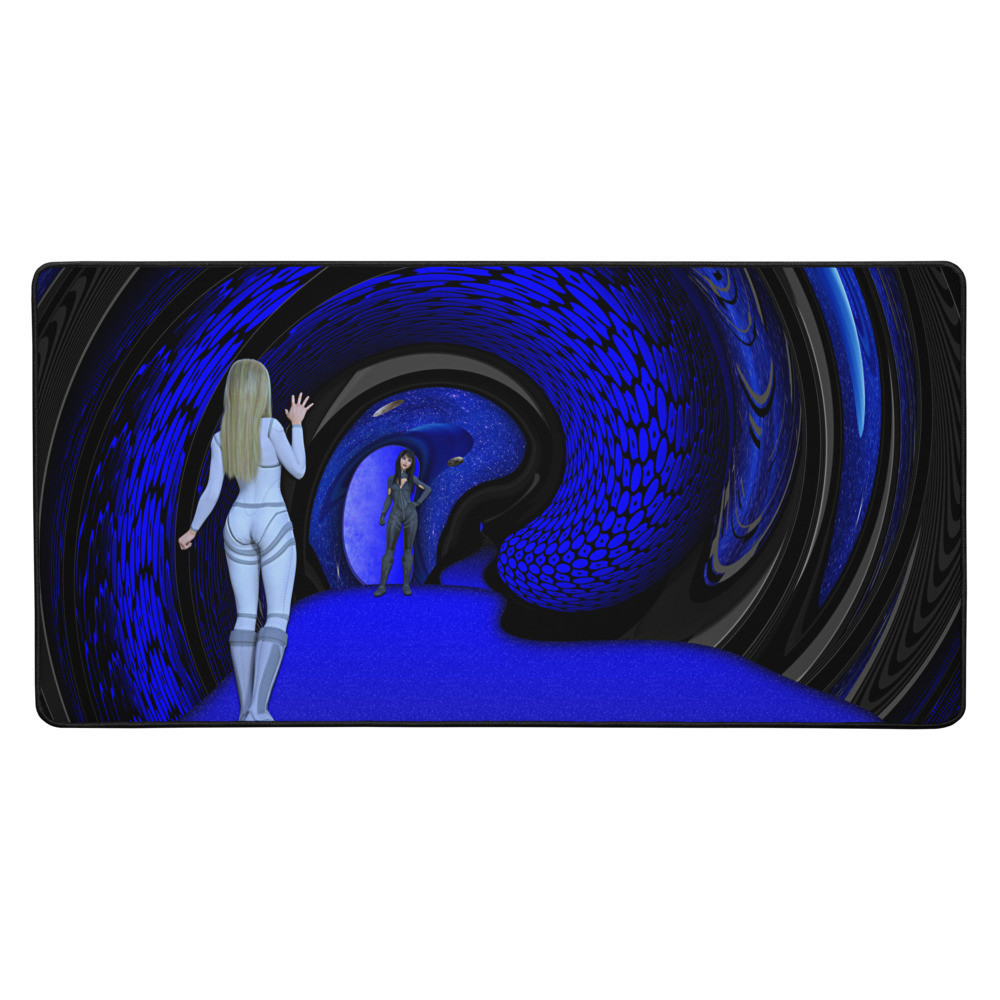 Meeting up with friends - Desk mat