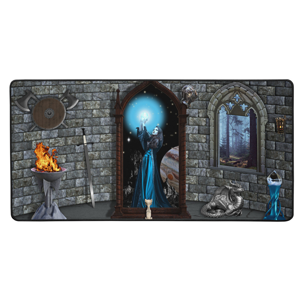 Discovering Higher Self  Renaissance - Desk mat
