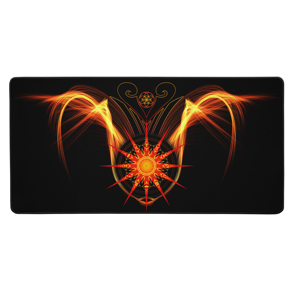 Astro Signs & Flower of Life - Sacred Geometry - Desk mat