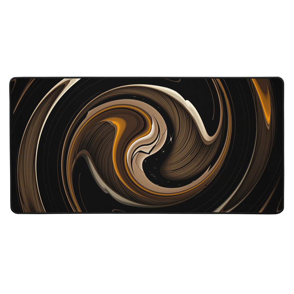 Brown Twist Design - Desk mat