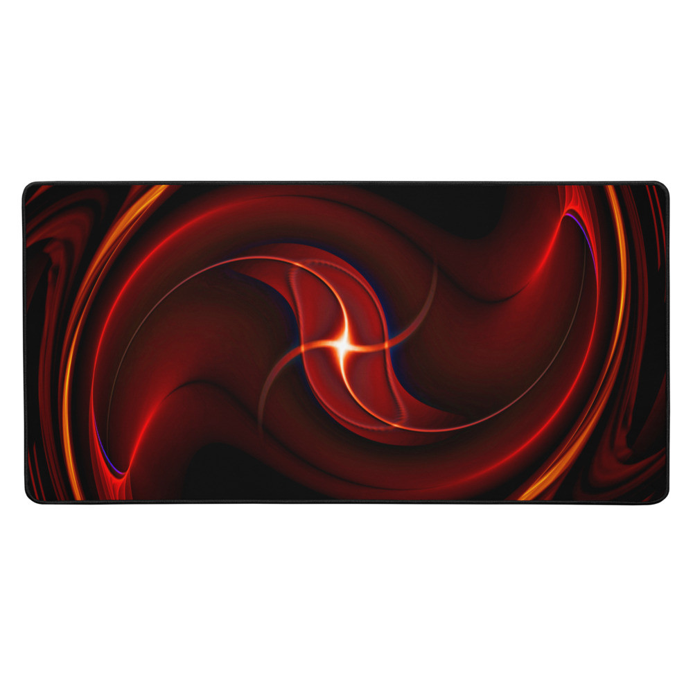 Red Spark Twist - Desk mat