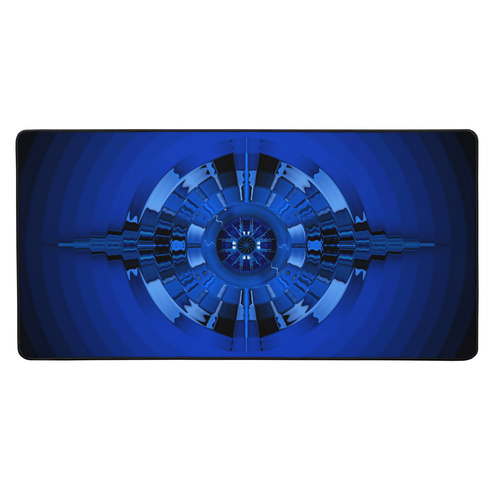 Blue Abstract - Desk mat