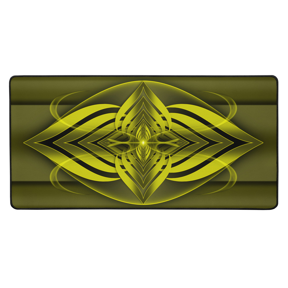 Abstract Green - Desk mat