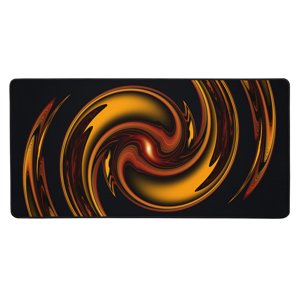 Abstract Flaming Twist - Desk mat