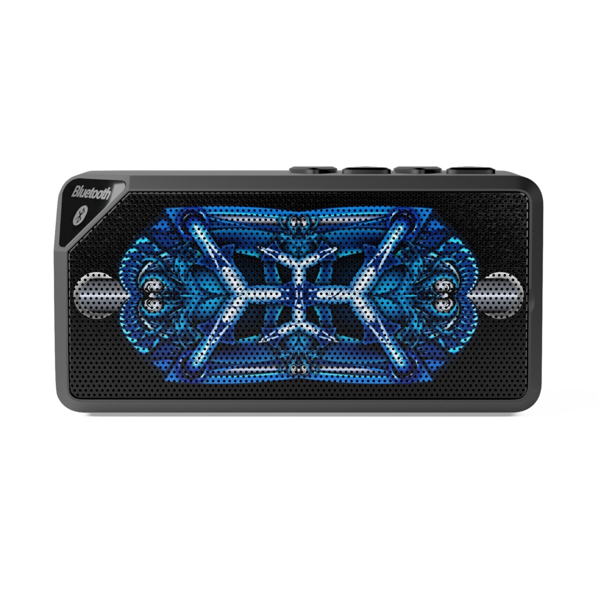 Vibrant Bluetooth Speaker with LED Design, Portable Sound System, Travel Speaker, Unique Gift for Music Lovers, Home and Party Decor