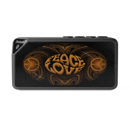 Peace and Love to All from this Bluetooth Speaker