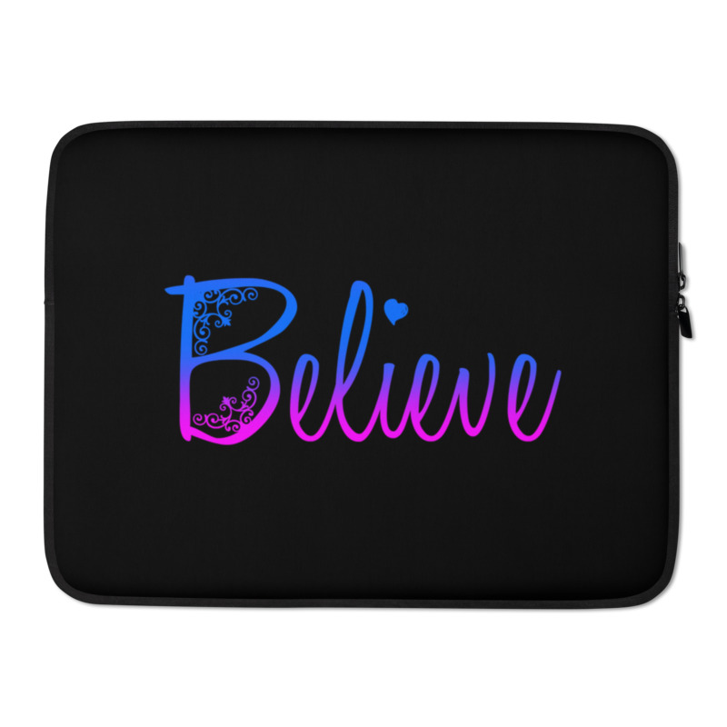 Believe Laptop Sleeve