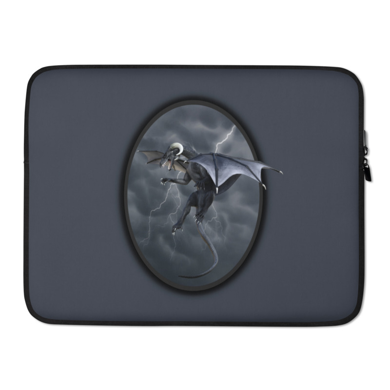 Black Dragon Laptop Sleeve