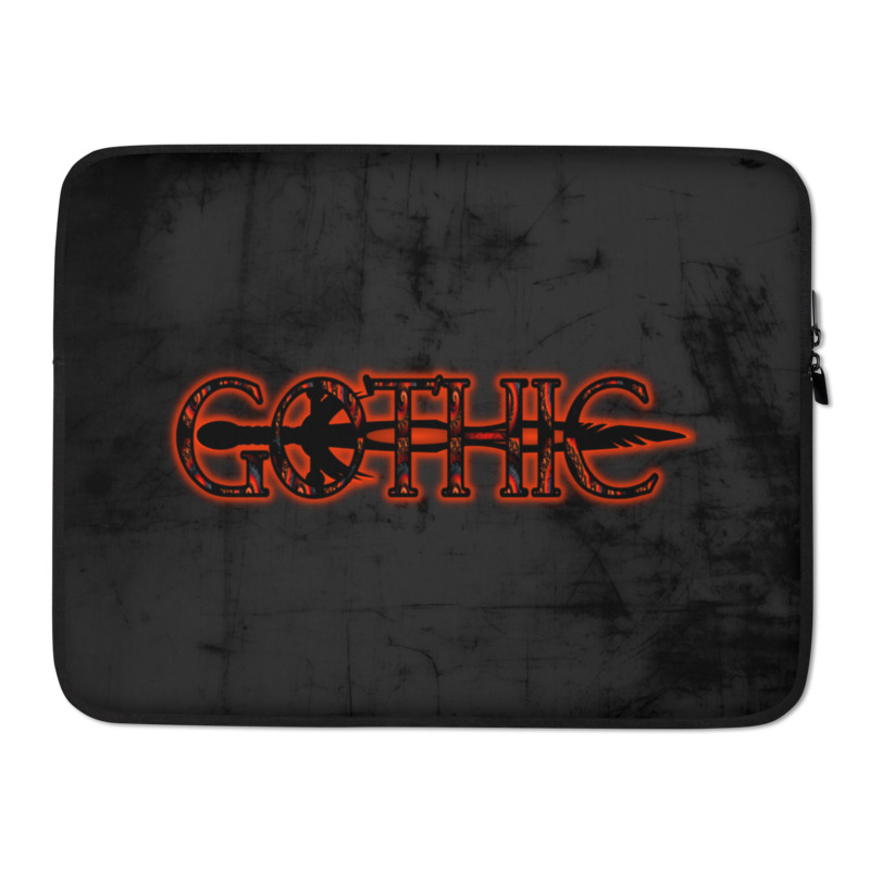Gothic Orange Laptop Sleeve