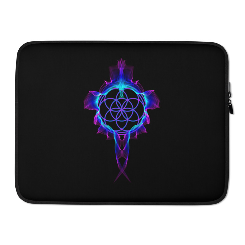 Sacred Geometry Seed of Life Laptop Sleeve
