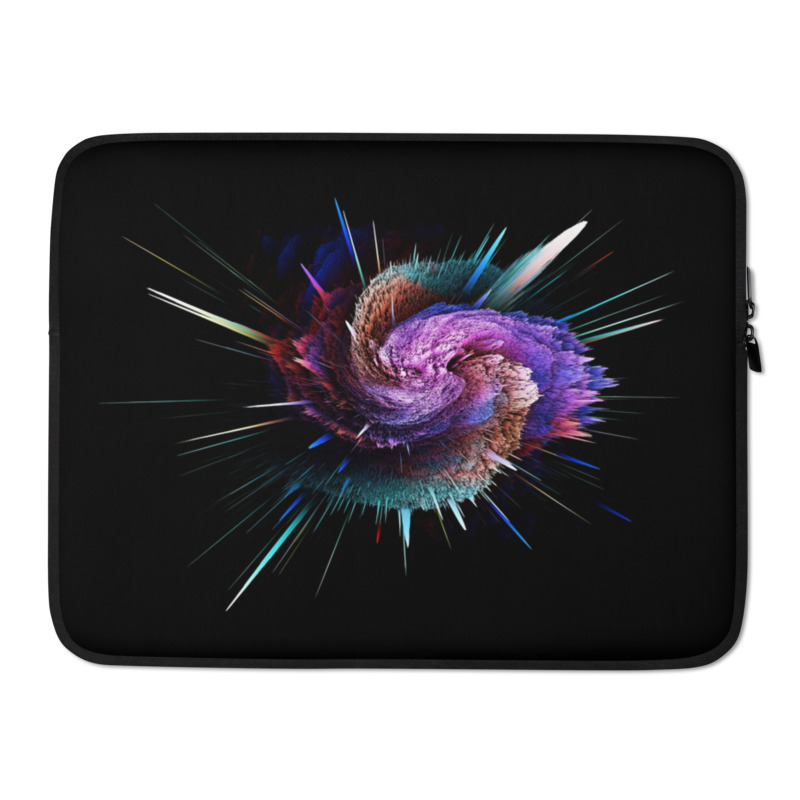 Color Blast Fractal Design Laptop Sleeve