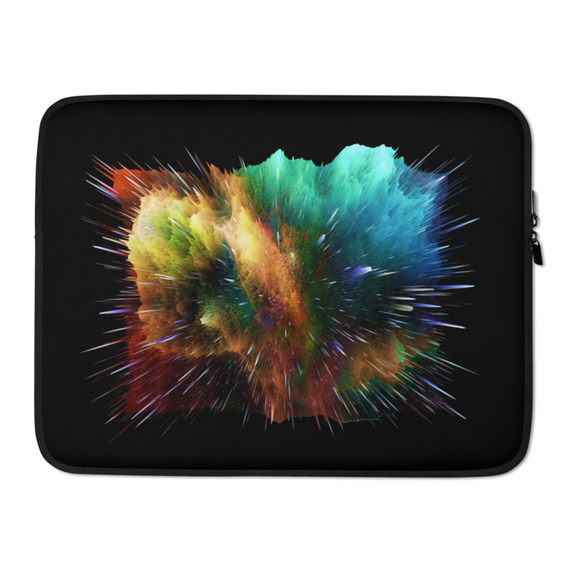 Color Blast Fractal Laptop Sleeve