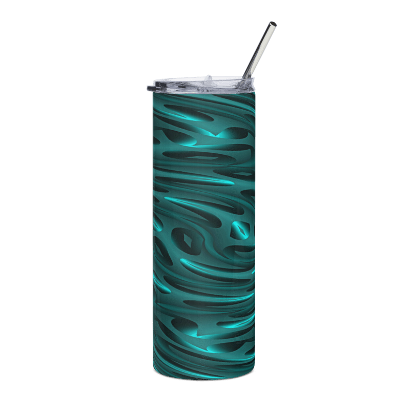 Abstract twist - Stainless steel tumbler