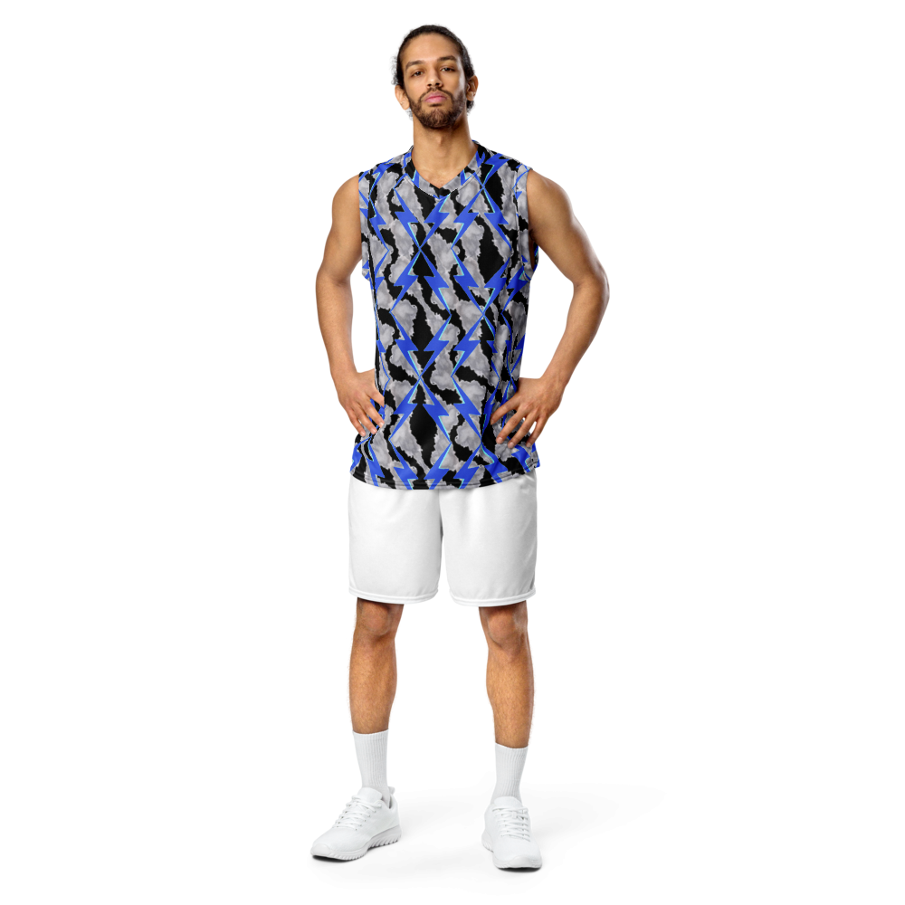 Electric Sky Basketball Jersey