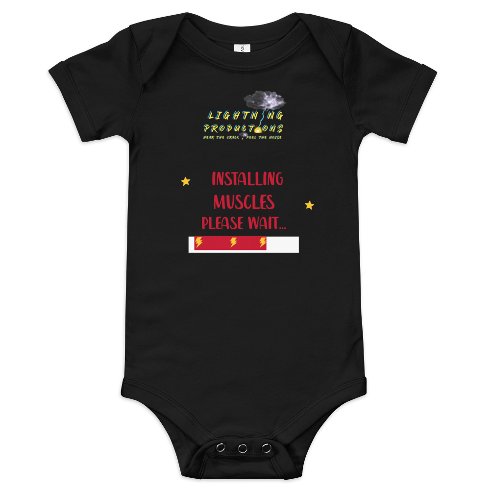 Loading Muscles Baby Romper