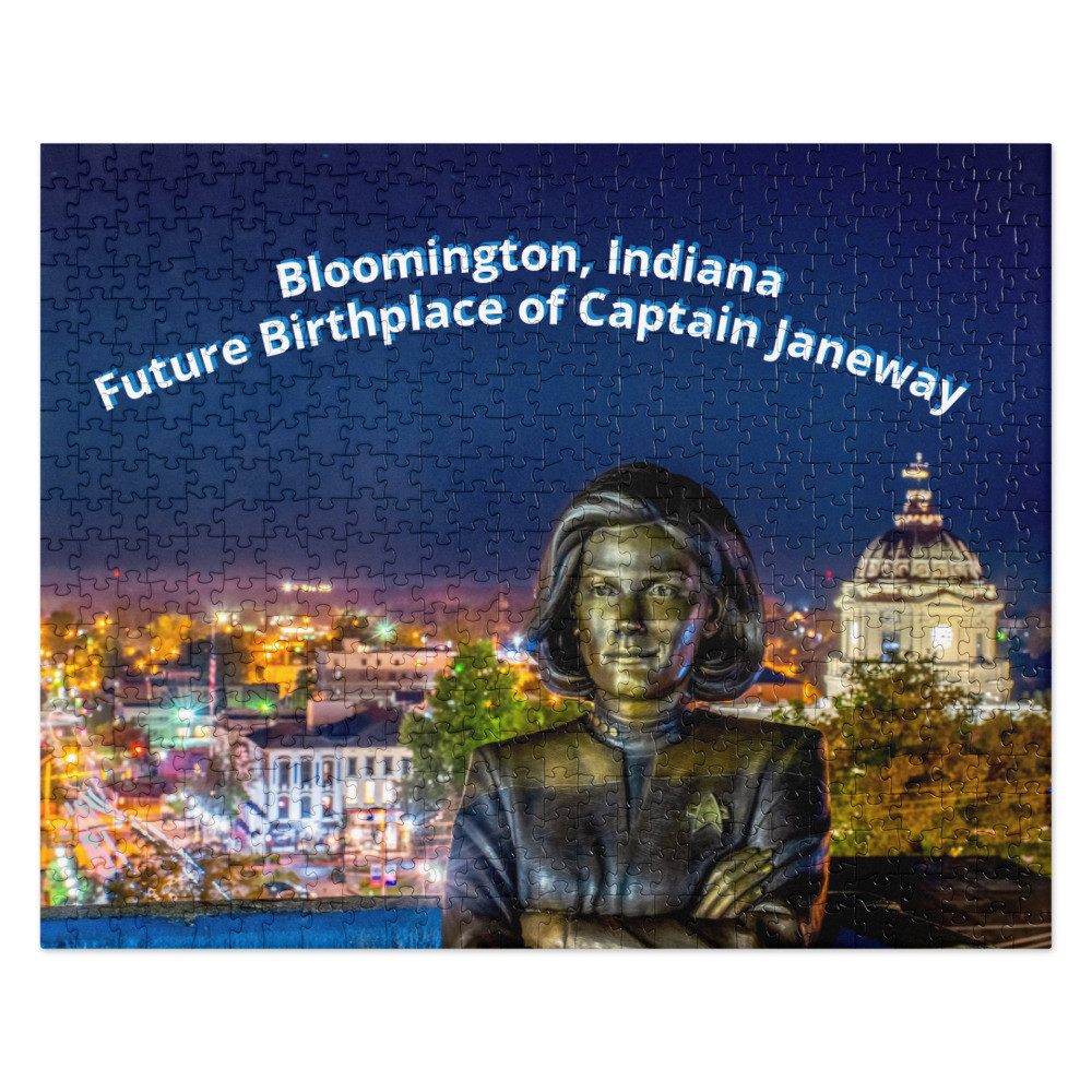 Janeway with Bloomington at Dusk puzzle