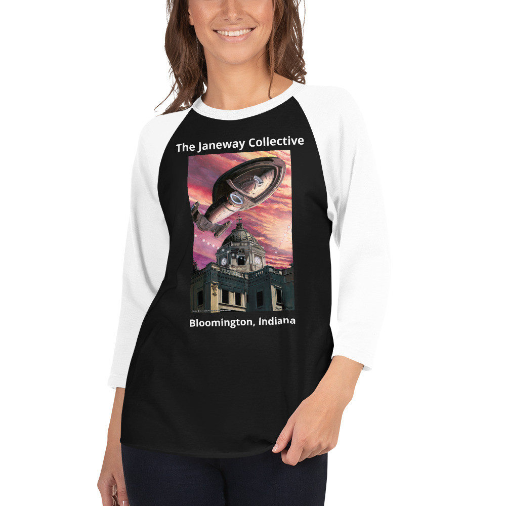 3/4 sleeve raglan shirt JK Print