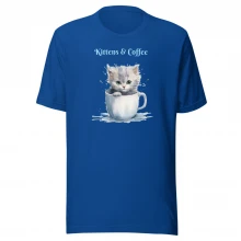 Kittens & Coffee Unisex t-shirt