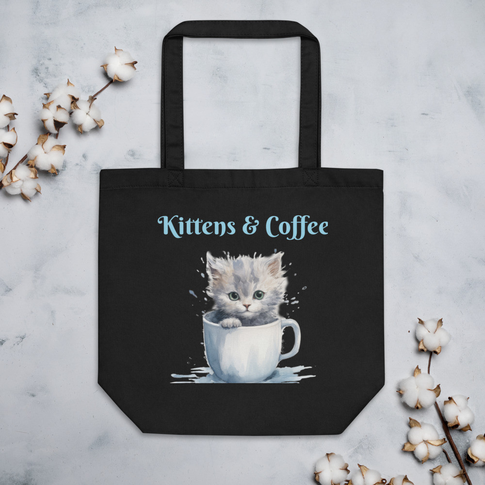 Kittens & Coffee Eco Tote Bag