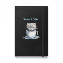 Kittens & Coffee Hardcover Bound Notebook