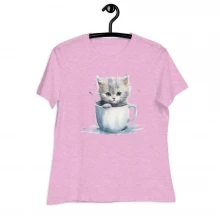 Kittens & Coffee Women's Relaxed T-Shirt