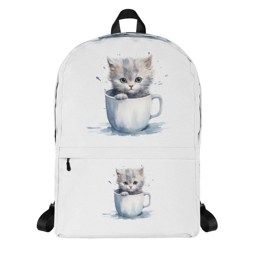 Kittens & Coffee Backpack