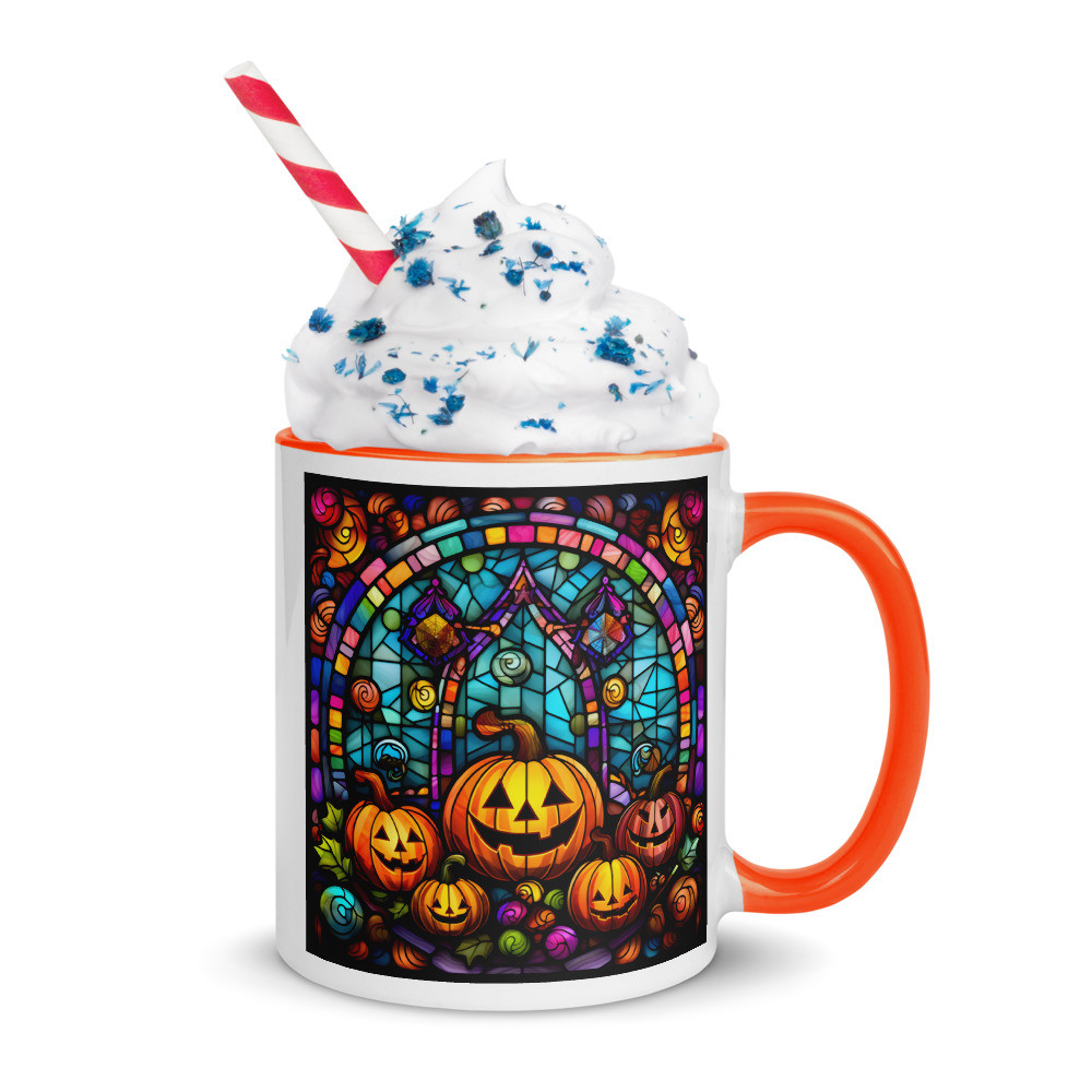 Halloween Candy Mug with Color Inside