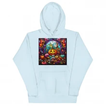 Halloween Candy Stained Glass Unisex Hoodie