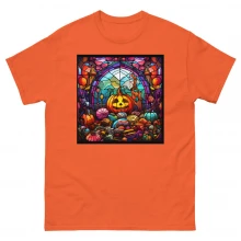Stained Glass Halloween Candy Men's classic tee