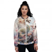 Graceful Divine Dragon Unisex Bomber Jacket