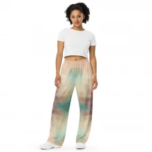 Grunge All-over print unisex wide-leg pants