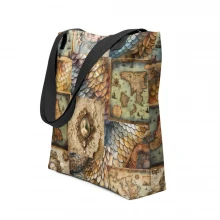Dragon Scales,  Map, Cameo Tote bag