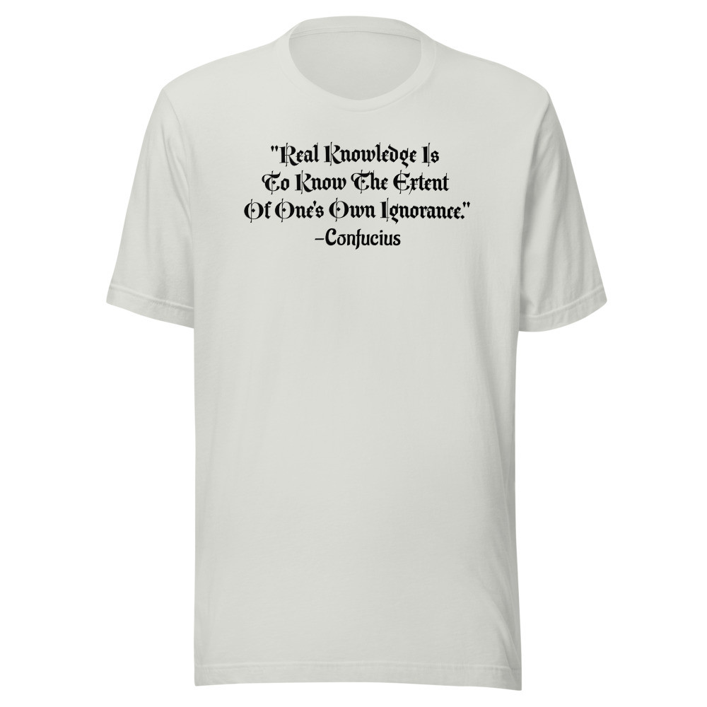 Dragon Scales, Vintage Old World Map, Cameo, Confucius, Unisex t-shirt