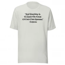 Dragon Scales, Vintage Old World Map, Cameo, Confucius, Unisex t-shirt