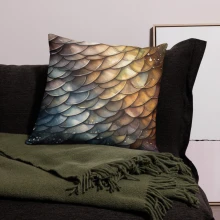 Dragon Scale, Pirate Map, Basic Pillow