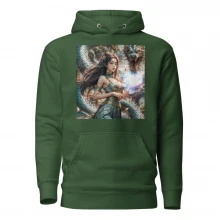 Dragon, Princess, Unisex Hoodie
