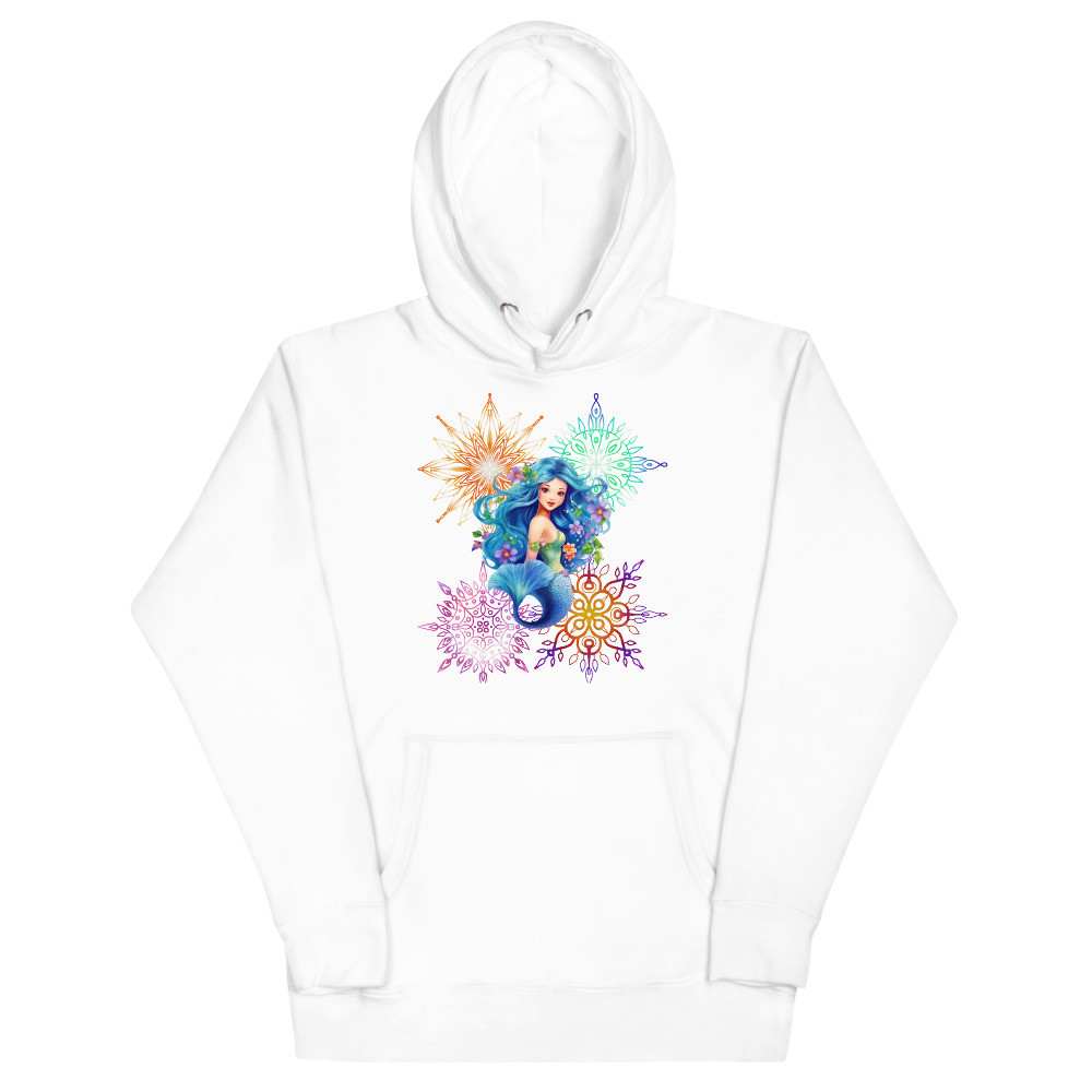 Tie-Dye Mandela Mermaid Unisex Hoodie