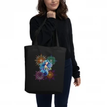 Tie-Dye Mandela Mermaid Eco Tote Bag