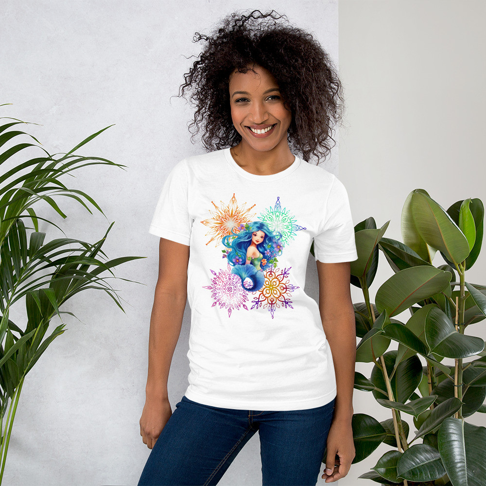 Tie-Dye Mandela Mermaid Unisex t-shirt